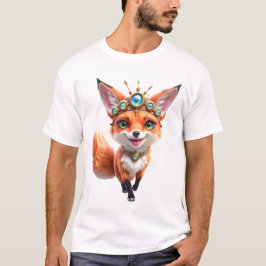 Camiseta Starlit Fox of the Moonlit Meadows. 