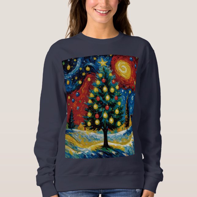 Camiseta Starry Christmas Night (Frente)