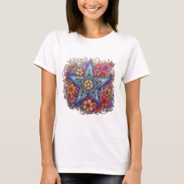 Camiseta Starry Floral Radiance