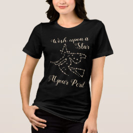 Camiseta Starry Flying Witch | Elegante Halloween