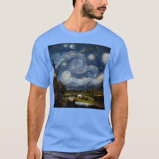 Camiseta Starry Night John Constable Premium T Shirt