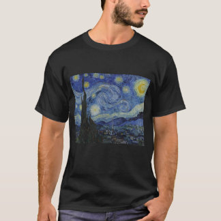 Camiseta Starry Night por Van Gogh