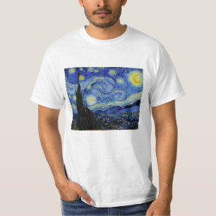 Camiseta Starry Night por Vincent Van Gogh