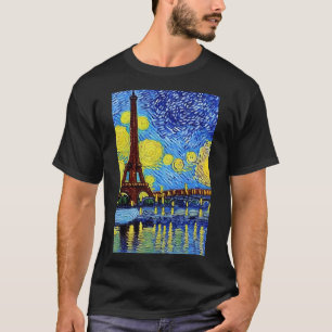Camiseta Starry Paris Night
