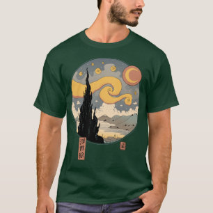 Camiseta Starry Ukiyoe Night