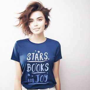 Camiseta Stars Books Alegria Feliz