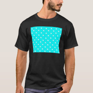 Camiseta Stars Cyan White O MUSEUM Zazzle Dons