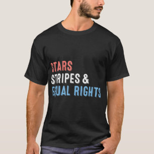 Camiseta Stars Stripes e Igualdade de Direitos 4 de julho