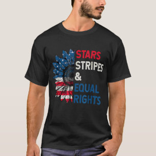 Camiseta Stars Stripes Igualdade de Direitos 4º de julho Ri