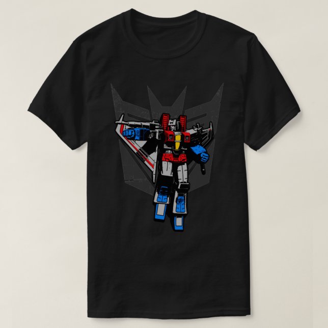 Camiseta STARSCREAM Grande Decepticon (Frente do Design)