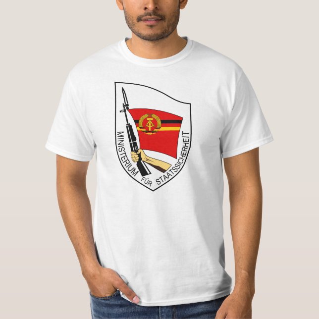 Camiseta Stasi, Ministério da Segurança do Estado, Alemanha (Frente)