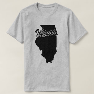 Camiseta State Of Illinois Shape