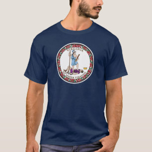 Camiseta State Seal of Virginia, EUA