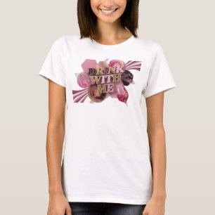 Camiseta Statement Rosa BEBE COMIGO Camiseta State