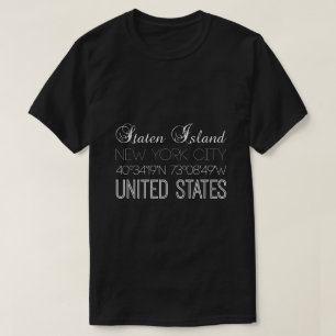 Camiseta Staten Island, Nova Iorque glamour