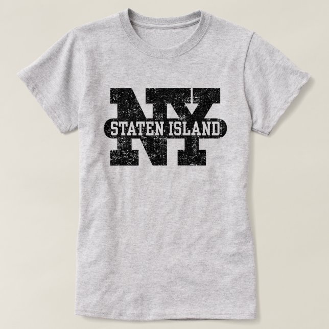 Camiseta Staten Island NY (Frente do Design)