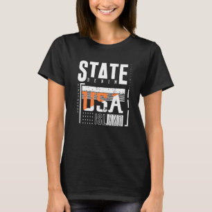 Camiseta Staten Island Retro New York Borough Premium