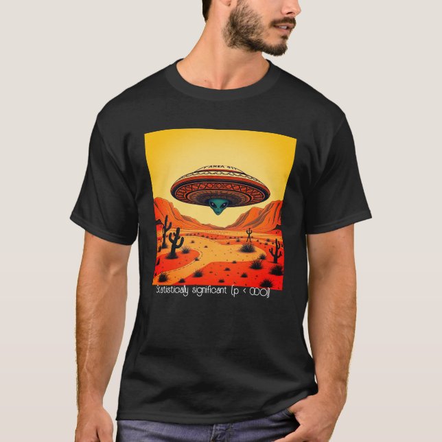 Camiseta Statistically Alien Desert (Frente)