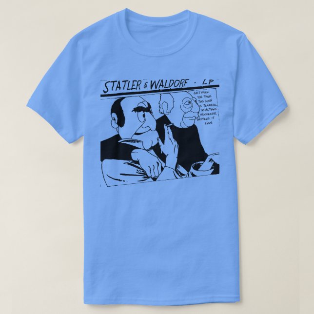 Camiseta Statler e Waldorf Goo Parody (Frente do Design)