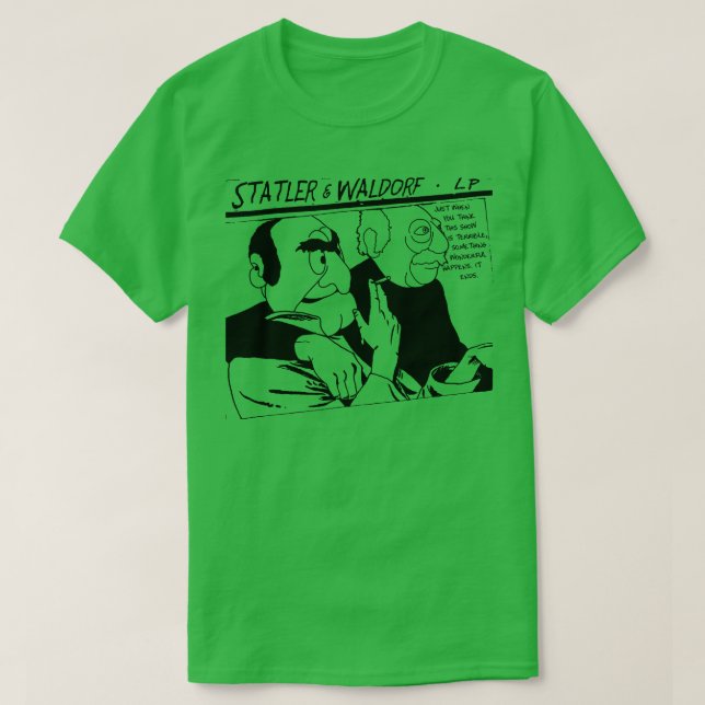 Camiseta Statler e Waldorf Goo Parody (Frente do Design)