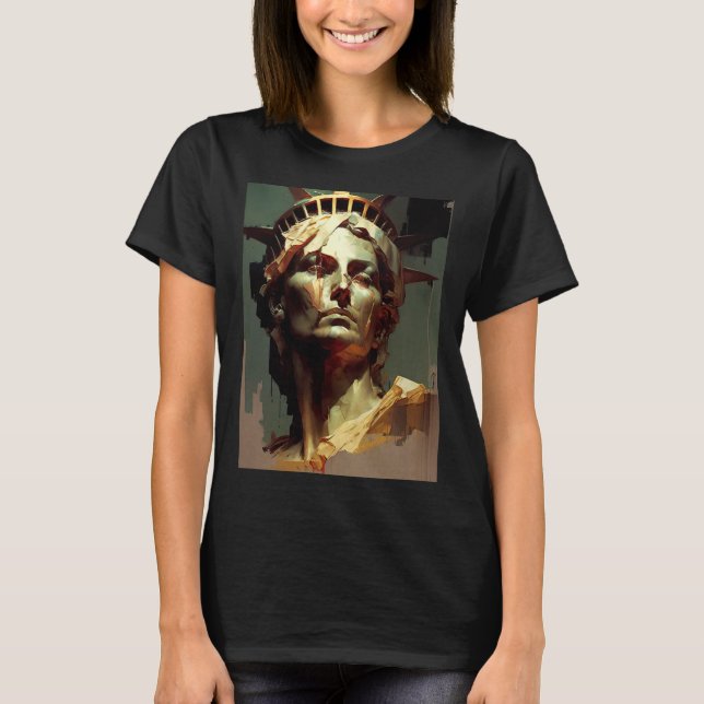 Camiseta Statue Of Liberty  Artistic Rendering  Lady Libert (Frente)