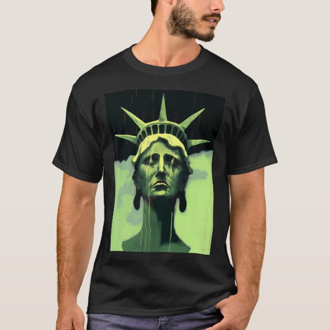 Camiseta Statue Of Liberty  Artistic Rendering  Lady Libert (Frente)