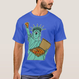 Camiseta Statue Of Liberty Pizza Independence Day 4th July