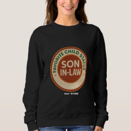Camiseta Status de Filho Favorito Genro Presente Engraçado 