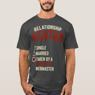 Camiseta Status De Relacionamento Tomado Por Um Super Hot W