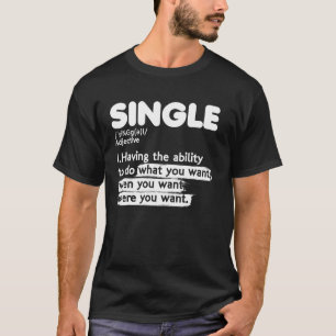 Camiseta Status do Relacionamento de Definição Adjetiva do