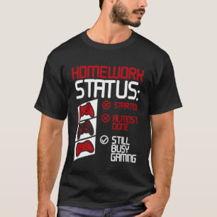 Camiseta Status do trabalho doméstico ainda ocupado Videos