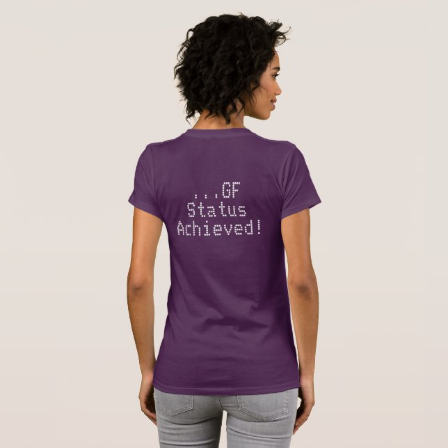 Camiseta Status GF (Parte Traseira Completa)