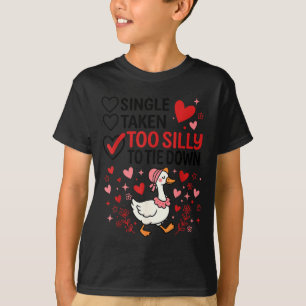Camiseta Status Romântico do Ganso Bobo Amor Divertido Vida