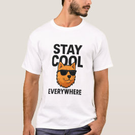 Camiseta Stay Cool Everywhere Dog