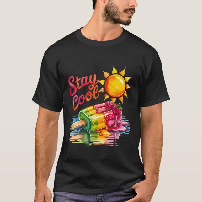 Camiseta Stay cool, summer up (Frente)