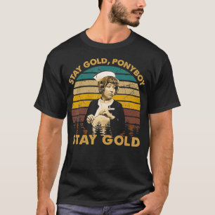 Camiseta Stay Design Arts Gold Ponyboy Vaporware Outsiders