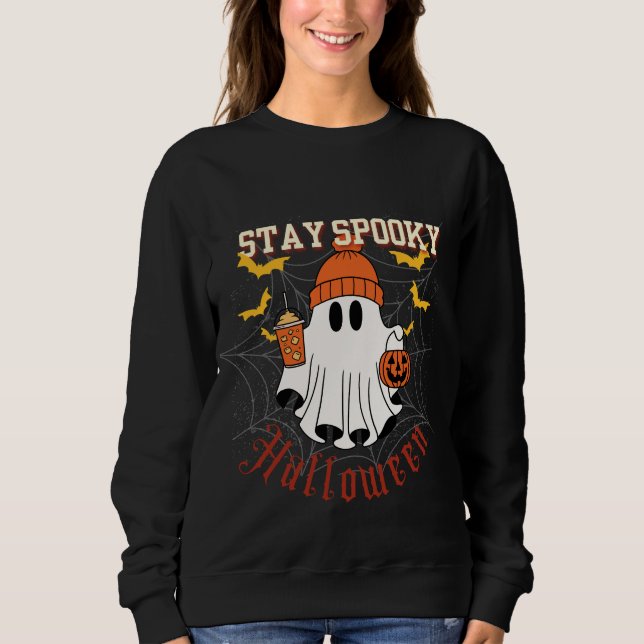 Camiseta Stay Spooky Ghost Halloween  (Frente)