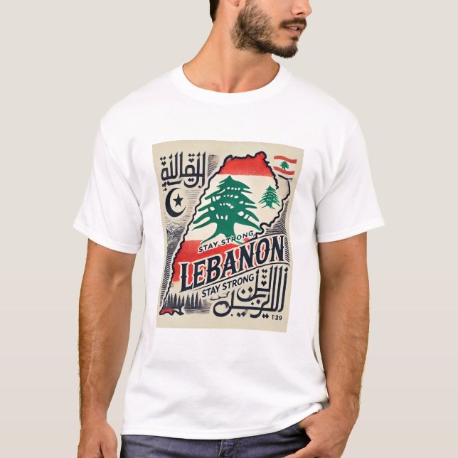 CAMISETA STAY STRONG LEBANON (Frente)