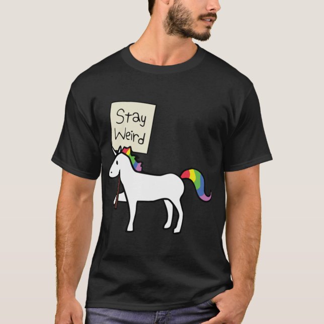 Camiseta Stay Weird family (Frente)
