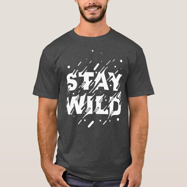 Camiseta Stay Wild Boho Style Shirt (Frente)