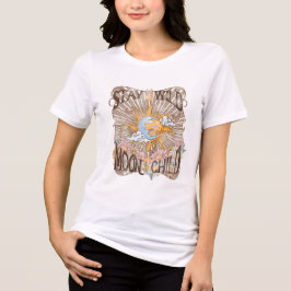 Camiseta Stay WIld Moon Child - Retro Celestial Boho