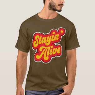 Camiseta Stayin Alive Vintage 1970s