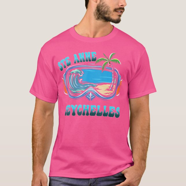 Camiseta Ste Anne Seychelles Vacing Scuba Diving Beach (Frente)
