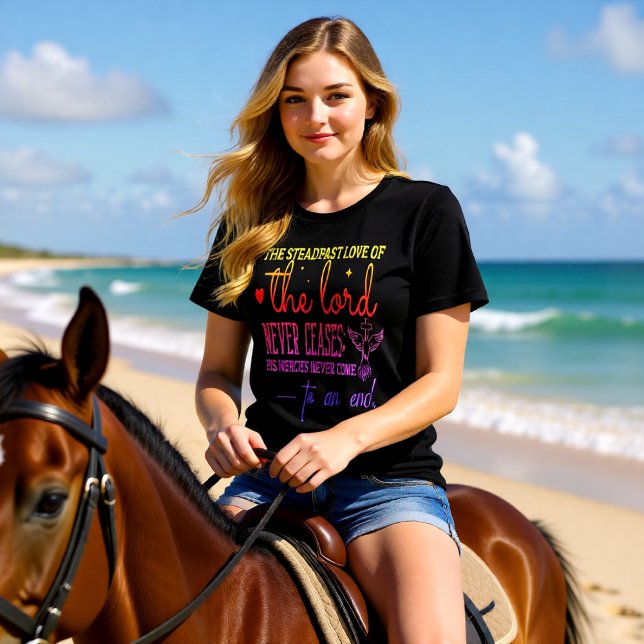 Camiseta Steadfast Love Lord Mercies Never End Christian (Criador carregado)