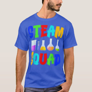 Camiseta STEAM Squad Science Tech Engineering Math Art Subj