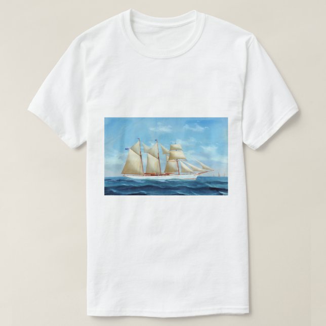 Camiseta Steam Yacht Lady Torfrida 1910 (Frente do Design)