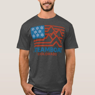 Camiseta Steamboat Colorado Ski Snowboard Mountain