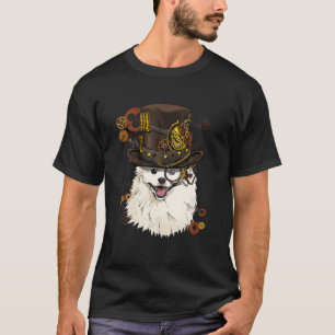 Camiseta Steampunk American Eskimo Dog Steampunk Lovers Gif