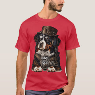 Camiseta Steampunk Bernese Mountain Dog 3