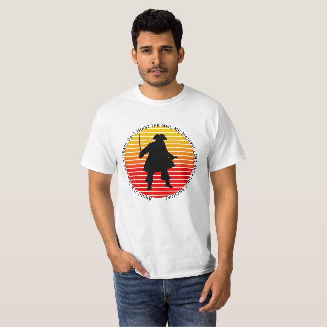 Camiseta Steampunk Buccaneers Talk Like a Pirate Day Argh! (Frente Completa)